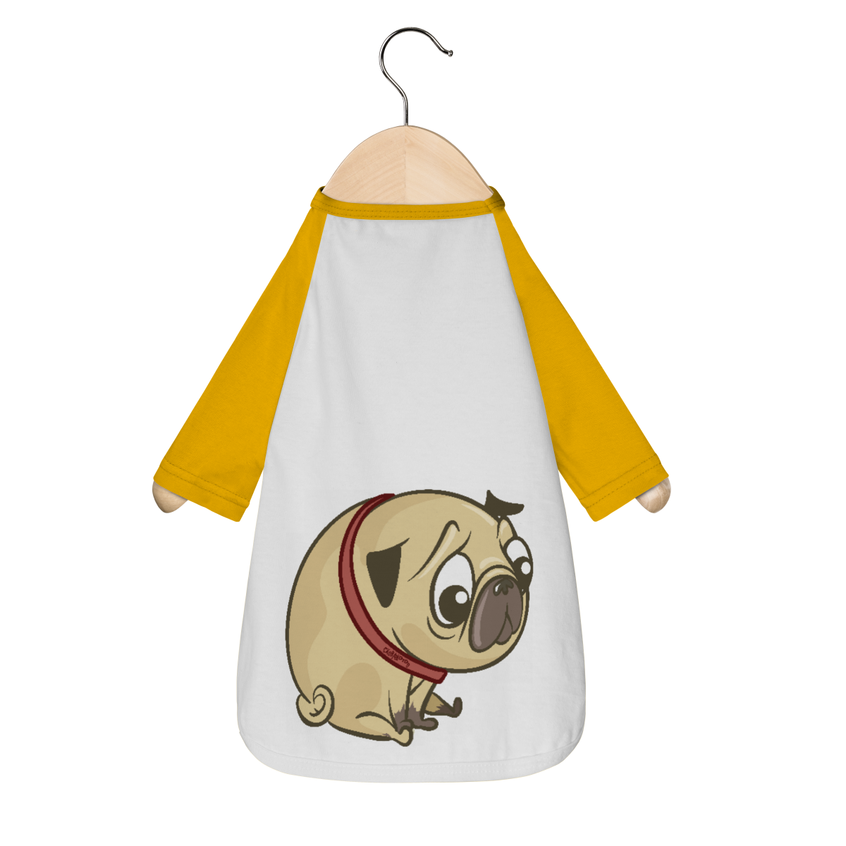 Nome do produto: Camiseta para Cachorro Pug Carente
