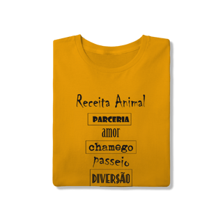 Nome do produto Camiseta Cachorro Receita Animal
