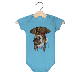 Nome do produto Body Bebê Pug Pirata