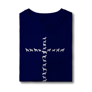 Nome do produto Camiseta Infantil Cachorro Cruz - Amizade Fiel