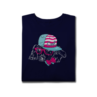 Nome do produto Camiseta Plus Size Cachorro Cool