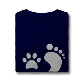 Nome do produto Baby Look Cachorro Pegadas