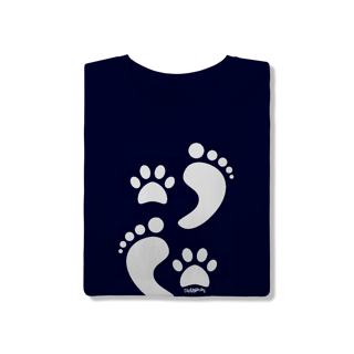 Nome do produto Camiseta Cachorro Pegadas