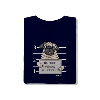 Nome do produto Camiseta Pug Bad Dog