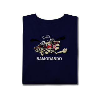 Nome do produto Camiseta Cachorro Status Namorando