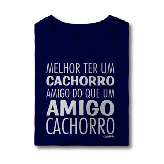 Nome do produto Camiseta Infantil Cachorro Amigo ou Amigo Cachorro
