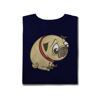 Nome do produto Camiseta Plus Size Pug Carente