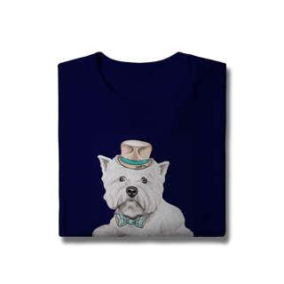 Nome do produto Moletom Blusão West Terrier de Gravata e Chapéu