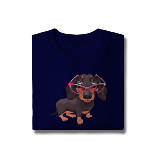 Nome do produto Moletom Blusão Dachshund de Óculos