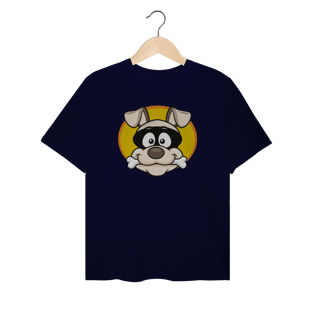 Nome do produto Camiseta Plus Size Cão Bandido