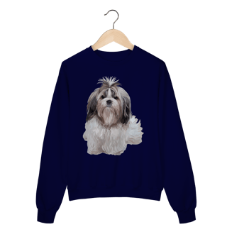 Nome do produto Moletom Blusão Shih Tzu Realista