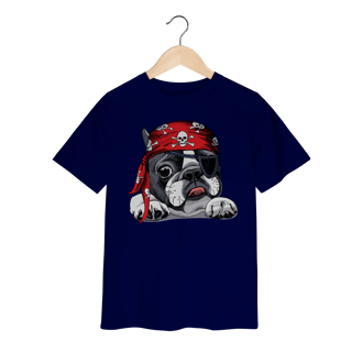 Nome do produto Camiseta Infantil Bulldog Francês Pirata