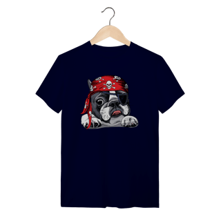 Nome do produto Camiseta Bulldog Francês Pirata