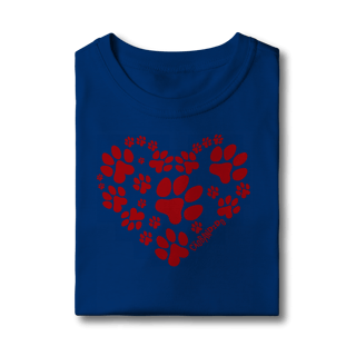 Nome do produto Camiseta Infantil Coração - I Love My Dog