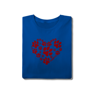 Nome do produto Camiseta Coração - I Love My Dog