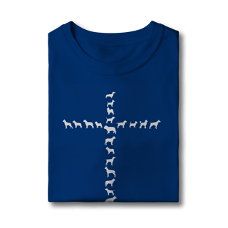 Nome do produto Camiseta Infantil Cachorro Cruz - Amizade Fiel