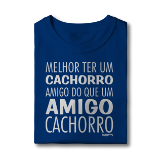 Nome do produto Camiseta Infantil Cachorro Amigo ou Amigo Cachorro