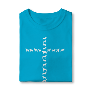Nome do produto Camiseta Infantil Cachorro Cruz - Amizade Fiel