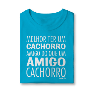 Nome do produto Camiseta Infantil Cachorro Amigo ou Amigo Cachorro