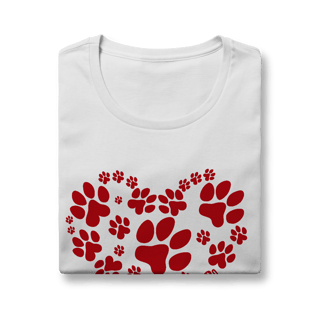 Nome do produto Baby Look Coração - I Love My Dog