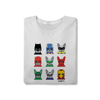 Nome do produto Camiseta Cachorros Super-Heróis