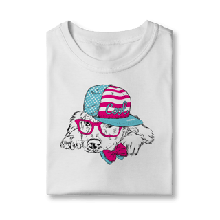 Nome do produto Camiseta Infantil Cachorro Cool