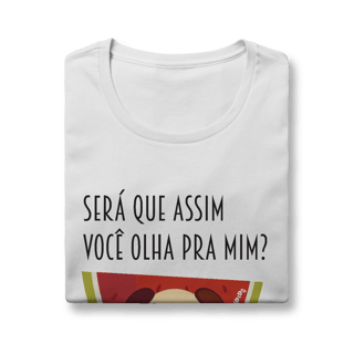 Nome do produto Baby Look Cachorro Melancia - Será Que Assim Você Olha Pra Mim?