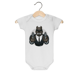 Nome do produto Body Bebê Pitbull Mafioso