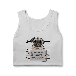 Nome do produto Regata Pug Bad Dog