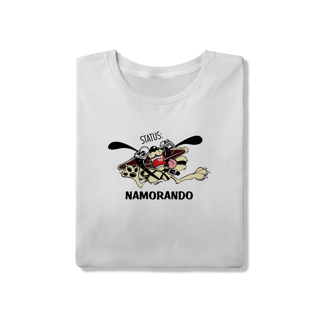 Nome do produto Camiseta Cachorro Status Namorando