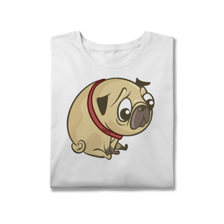 Nome do produto Camiseta Plus Size Pug Carente