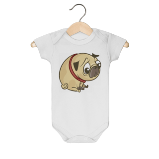 Nome do produto Body Bebê Pug Carente