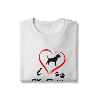 Nome do produto Moletom Blusão Rottweiler - I Love My Rottie