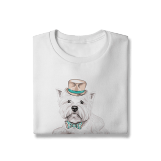 Nome do produto Moletom Blusão West Terrier de Gravata e Chapéu