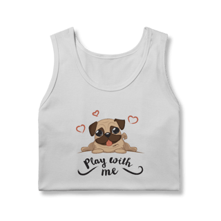 Nome do produto Regata Pug Play With Me