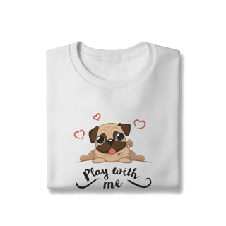 Nome do produto Moletom Blusão Pug Play With Me
