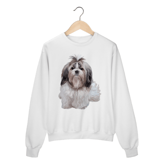 Nome do produto Moletom Blusão Shih Tzu Realista