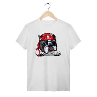 Nome do produto Camiseta Bulldog Francês Pirata