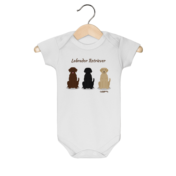 Body Bebê Labrador Todas as Cores