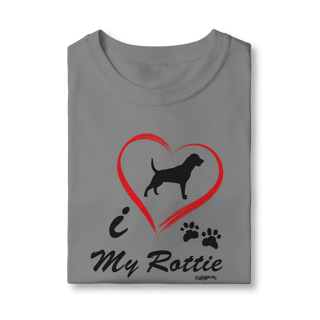 Nome do produto Camiseta Infantil Rottweiler - I Love My Rottie