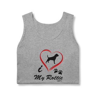 Nome do produto Regata Rottweiler - I Love My Rottie