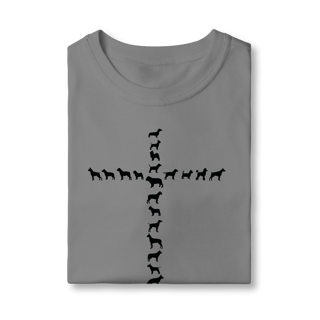Nome do produto Camiseta Infantil Cachorro Cruz - Amizade Fiel