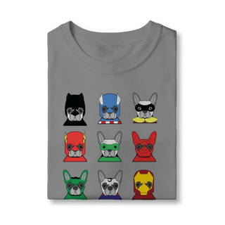 Nome do produto Camiseta Infantil Cachorros Super-Heróis