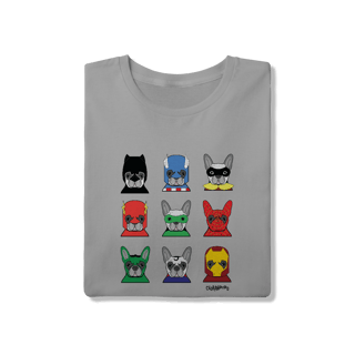 Nome do produto Camiseta Cachorros Super-Heróis