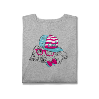 Nome do produto Camiseta Plus Size Cachorro Cool