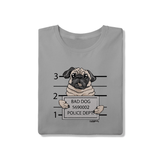 Nome do produto Camiseta Pug Bad Dog