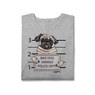 Nome do produto Camiseta Pug Bad Dog