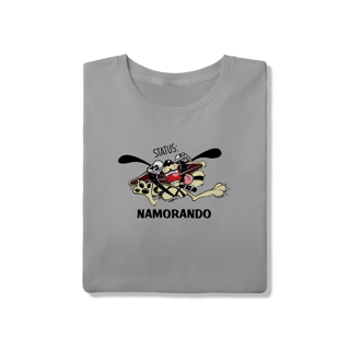 Nome do produto Camiseta Cachorro Status Namorando