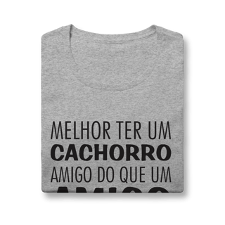 Nome do produto Baby Look Cachorro Amigo ou Amigo Cachorro