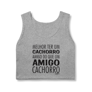 Nome do produto Regata Cachorro Amigo ou Amigo Cachorro